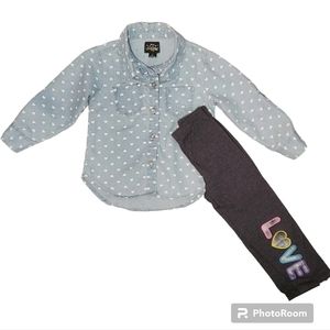 Girls Top and Leggings